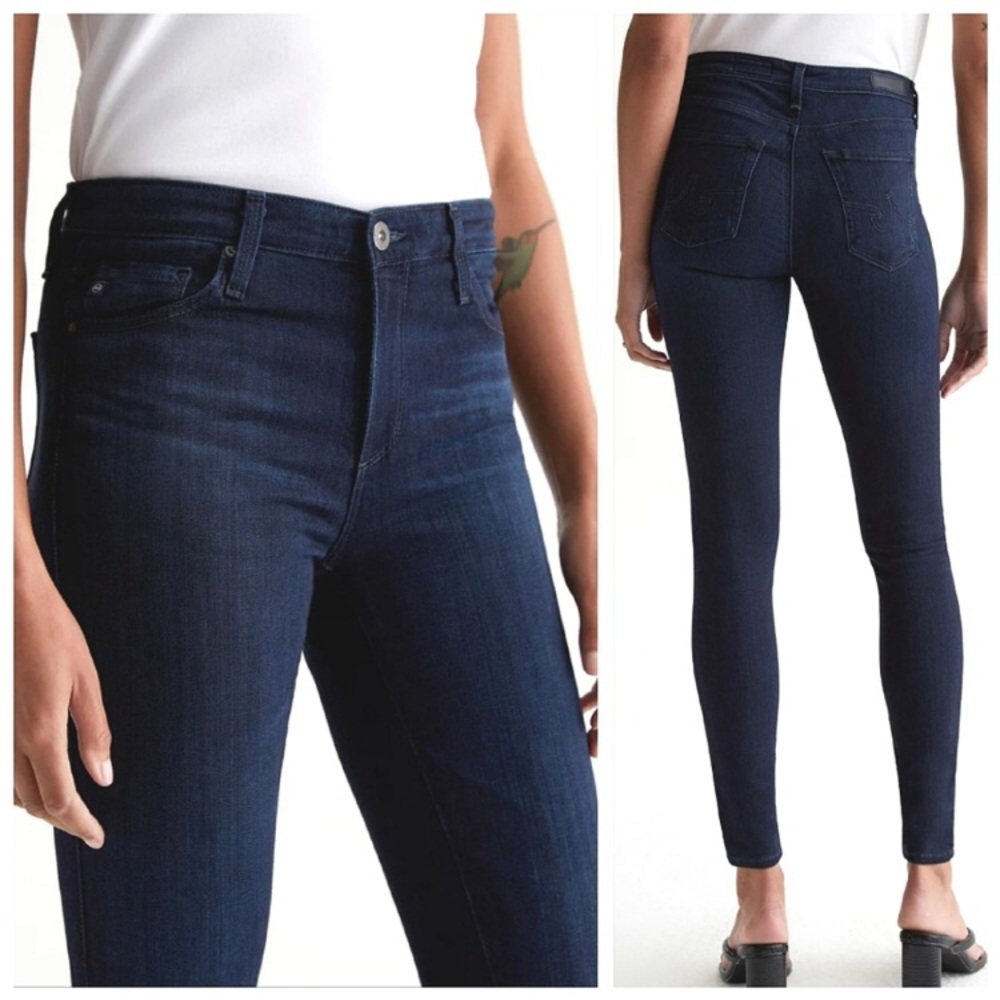 Adriano Goldschmied The Legging Super Skinny Ankle Jeans, Size 26, Blue